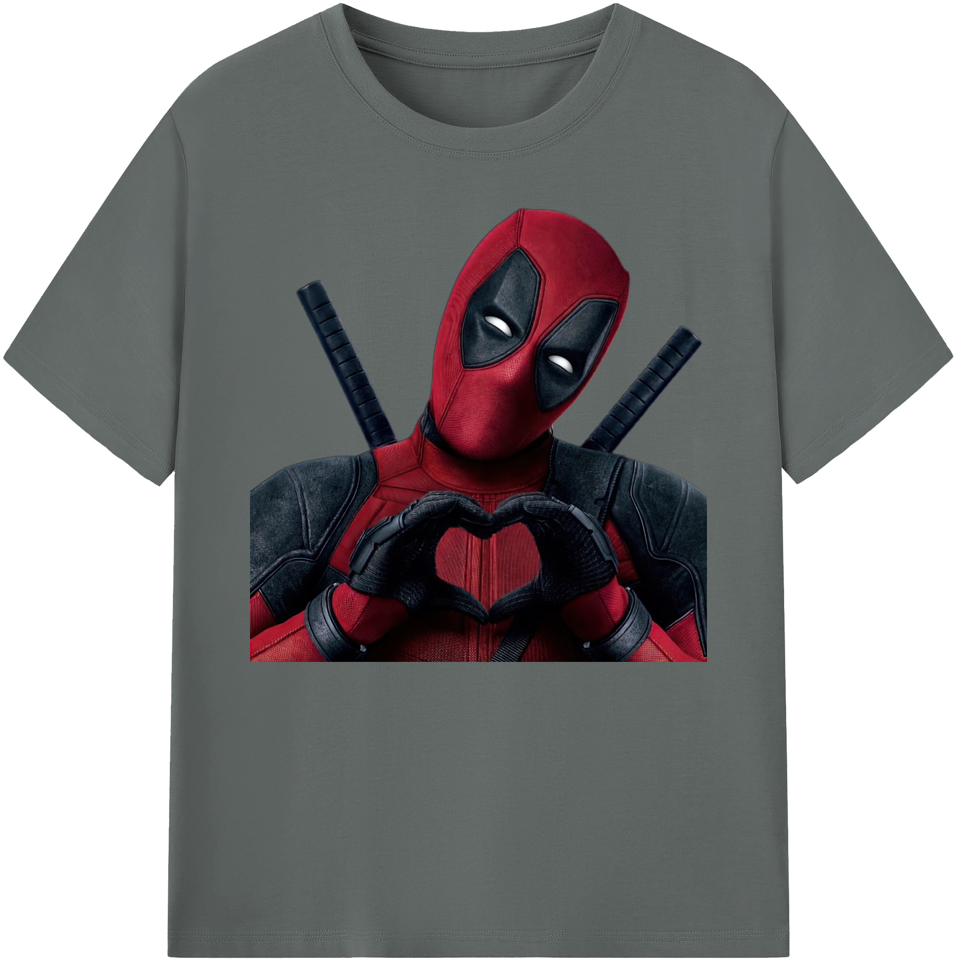 （画像用） Deadpool デッドプール 綿100％ メンズ半袖Tシャツ｜肌触りやわらか＆通気性